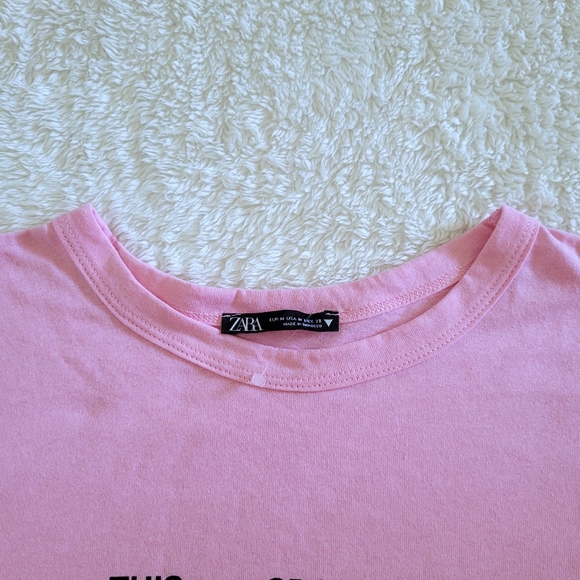 ZARA "This Tee is Spoiler Free" Tee👕 - NWOT - Picture 4 of 12
